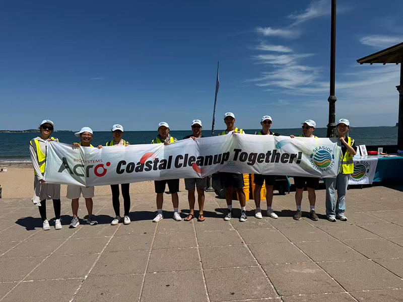 We donated $10,000 to Seaside Sustainability and organized a beach cleanup in Boston, USA.