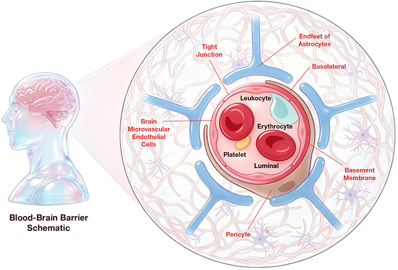 Schematic diagram of BBB structure