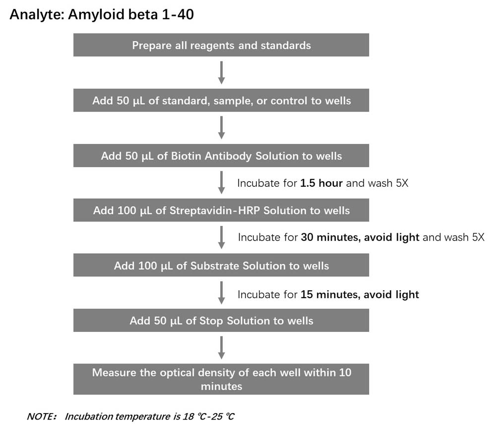 Amyloid beta 1-40 Workflow