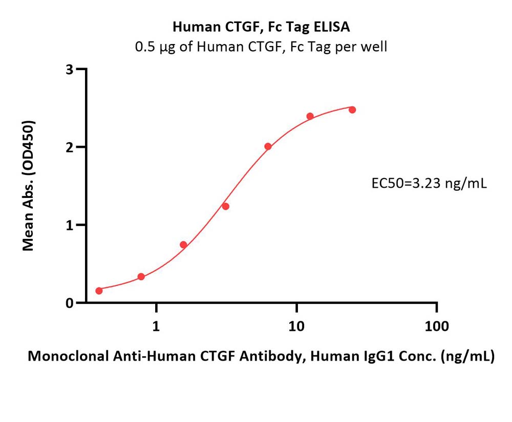 Human CTGF / CCN2 Protein, Fc Tag