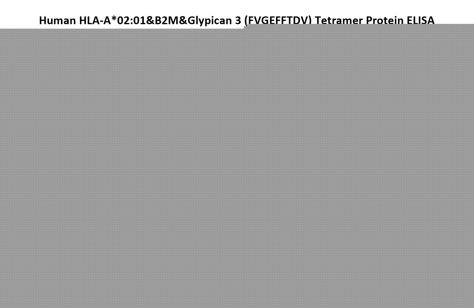 Human HLA-A*02:01&B2M&Glypican 3 (FVGEFFTDV) Tetramer Protein (