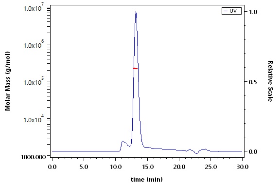 Integrin alpha V beta 3 SEC-MALS