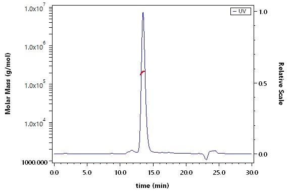 Integrin alpha V beta 3 SEC-MALS