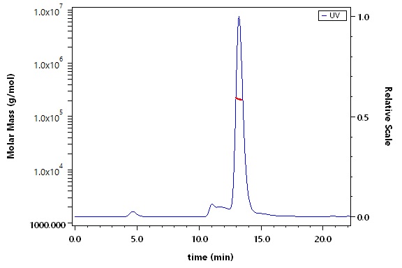 Integrin alpha V beta 8 SEC-MALS
