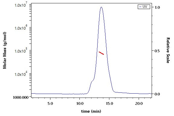 Mucin-13 SEC-MALS
