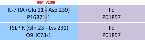 IL-7 R alpha & TSLP R Structure