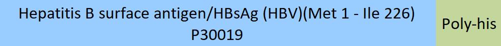 Hepatitis B surface antigen/HBsAg (HBV) Structure
