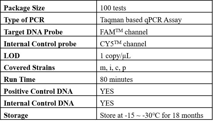 DNA Technical Specifications