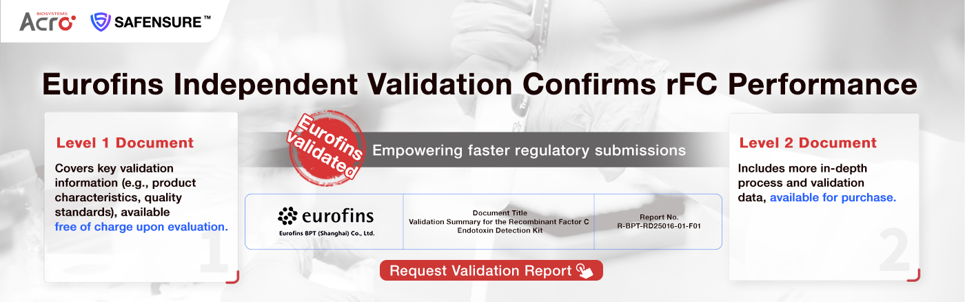 Independent Eurofins Validation Confirms rFC Endotoxin Testing Performance and LAL Comparability