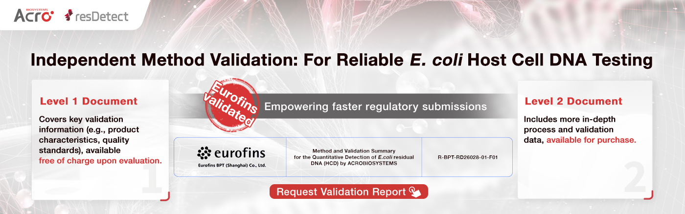 E. coli Host Cell DNA Testing: Independent Eurofins Validation Demonstrates Reliable Residual DNA Quantification