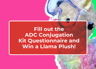 Fill out the ADC Conjugation Kit Questionnaire and Win a Llama Plush!