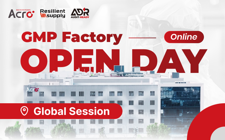 ACROBiosystems GMP Factory Online Open Day – 2026 Invitation Global Session