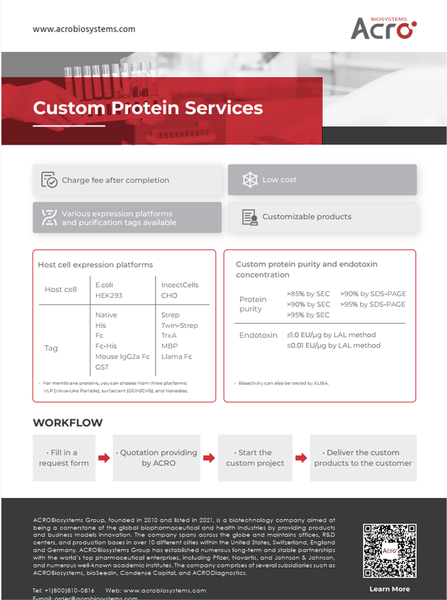 [Flyer]Custom Protein Services